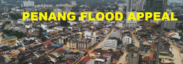 Appeal for Donations and Essential Supplies for Penang Flood Victims