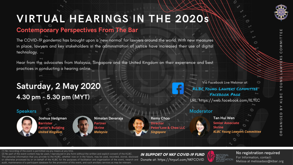 Virtual Hearings In The 2020s: Contemporary Perspectives From The Bar ...