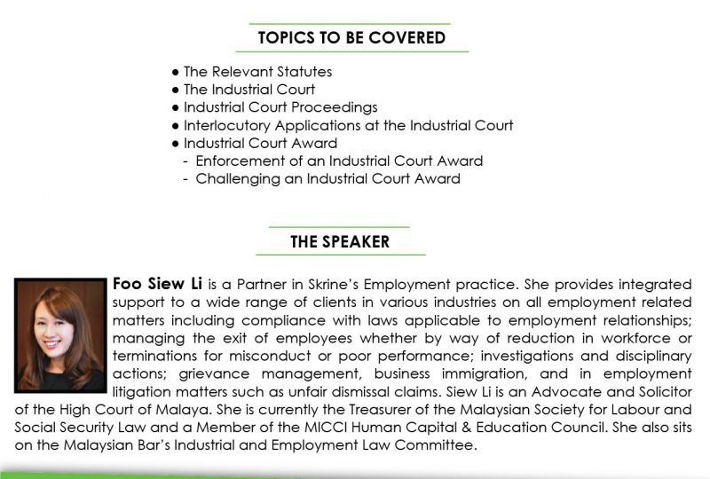An Introduction To Industrial Court On 15 February 2022
