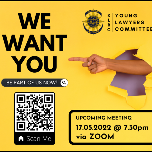 Invitation To Join The Young Lawyers Committee And Notice Of 1st Meeting On 17 May 2022