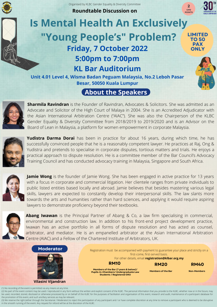 Roundtable Discussion On Is Mental Health An Exclusively "Young People