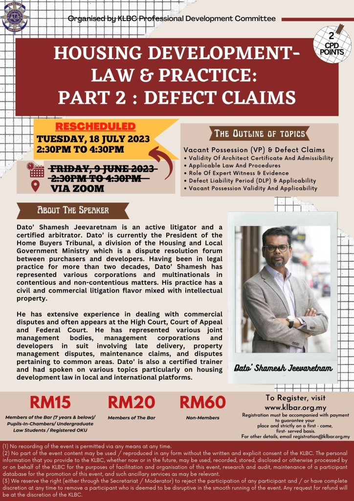 rescheduled-housing-development-law-practice-part-2-defect