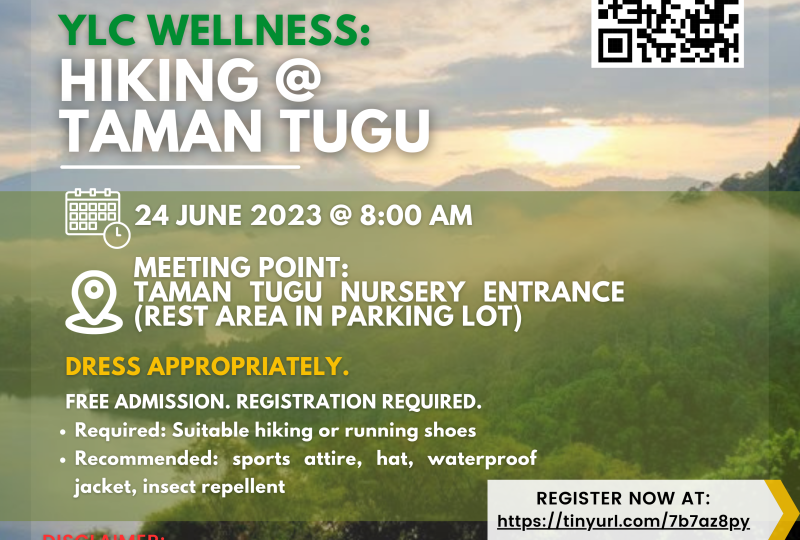 YLC Wellness Hiking @ Taman Tugu on 24 June 2023
