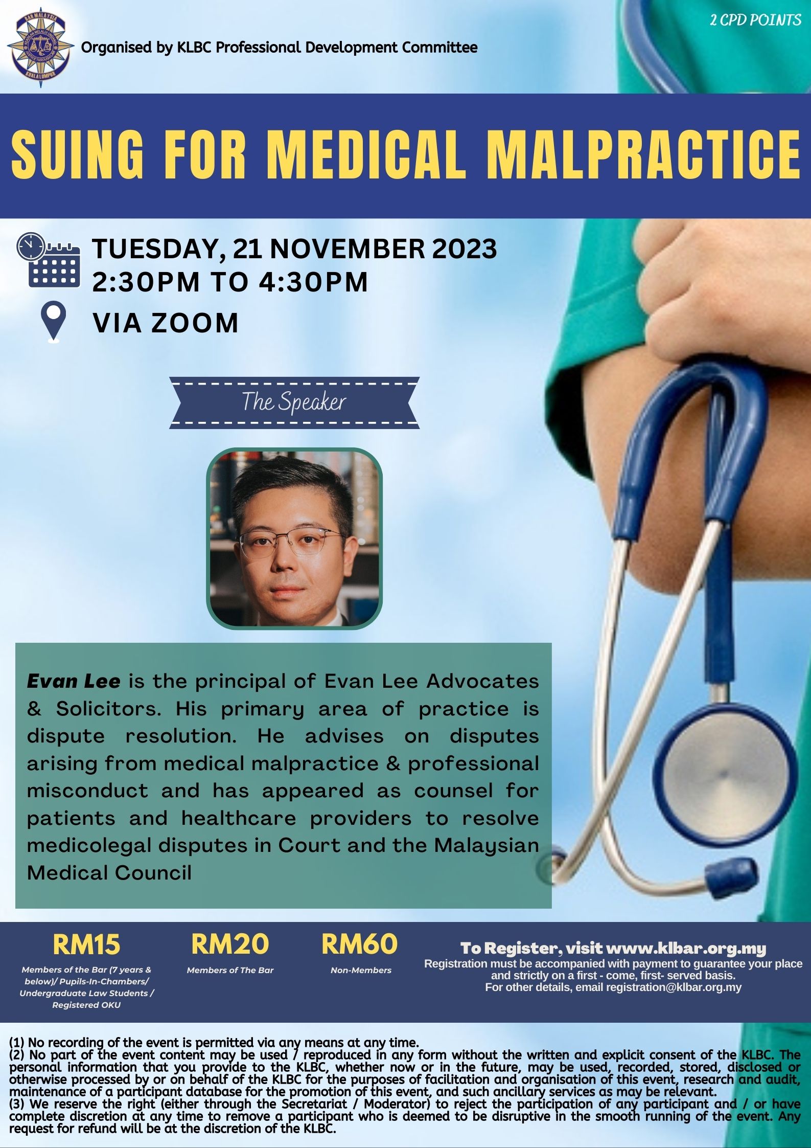 Suing For Medical Malpractice On 21 November 2023 - KL BAR