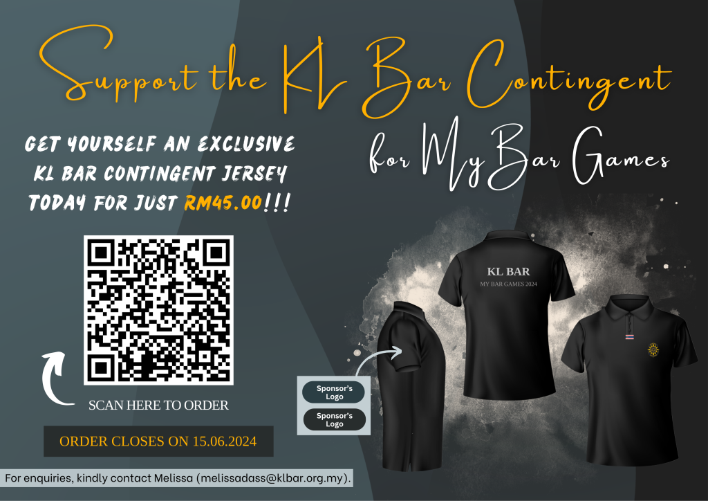 MYBAR Games 2024 –  Sale of KL Bar Contingent Jerseys