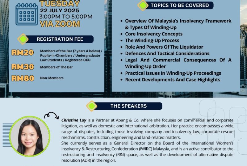 Winding Up 101: A Practical Guide To Corporate Insolvency On 22 July 2025