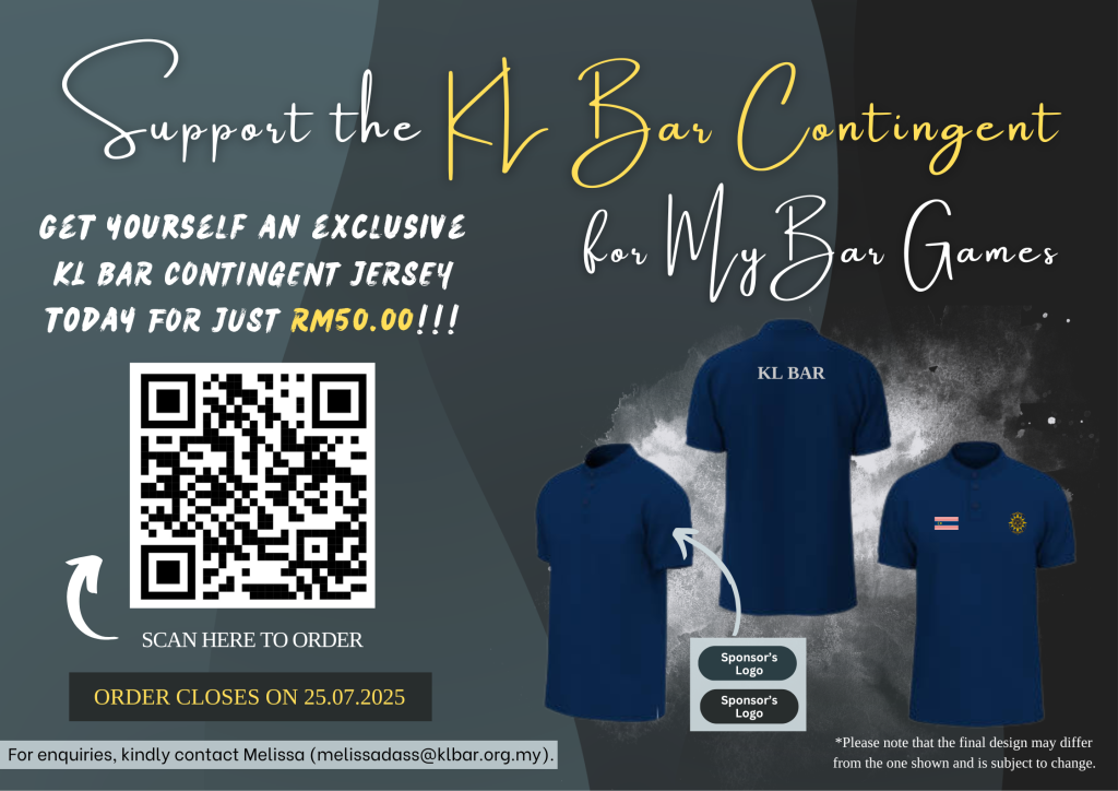 MYBAR Games 2025 –  Support The KL Bar Contingent