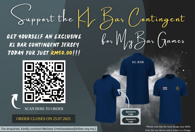 MYBAR Games 2025 –  Support The KL Bar Contingent