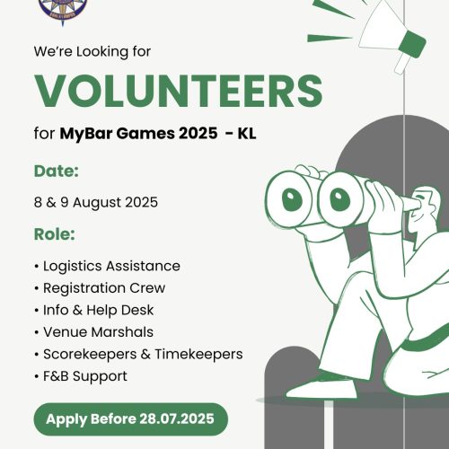 MYBAR Games 2025 –  We’re Looking For Volunteers