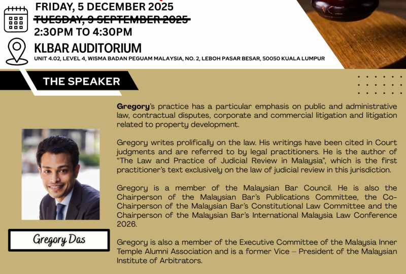 Judicial Review 102 : The Tools To Enforce Your Fundamental Rights On 5 December 2025