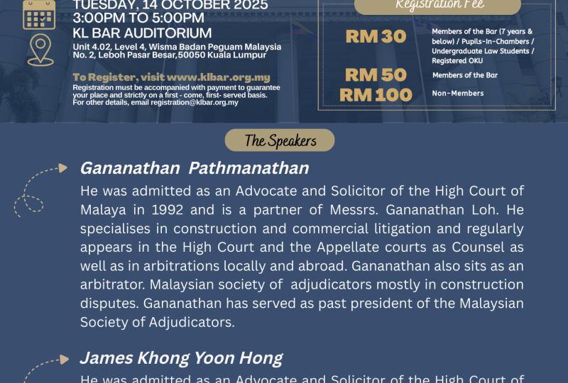 Effective Advocacy In Injunction Hearings And Other Urgent Matters On 14 October 2025