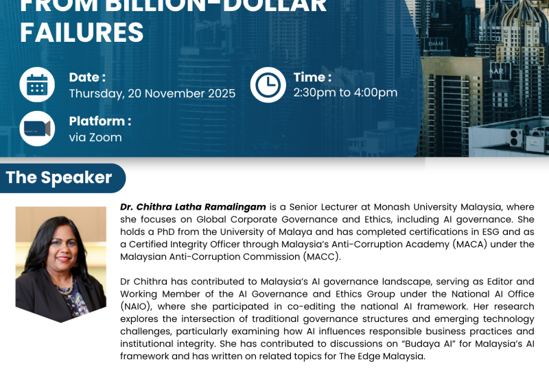 Governance In Crisis : Comparative Lessons From Billion – Dollar Failures On 20 November 2025