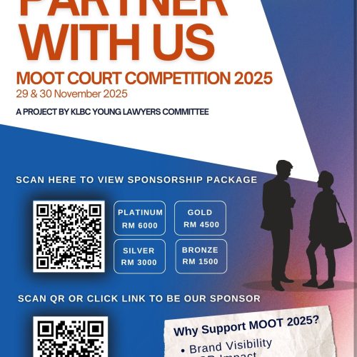 Sponsorship Invitation For KL BAR–LIAAM Moot Court Competition 2025 On 29 & 30 November 2025