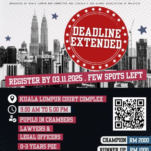 Sponsorship Invitation For KL BAR–LIAAM Moot Court Competition 2025 On 29 & 30 November 2025