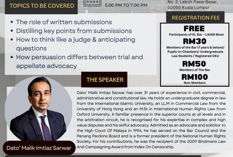 Advocacy in Practice: From Written Submissions to Oral Argument On 17 November 2025