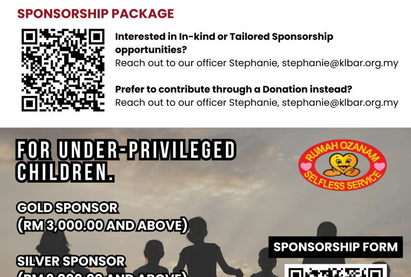 Call For Sponsors: KLBC YLC 16th Charity Night On 16 January 2026