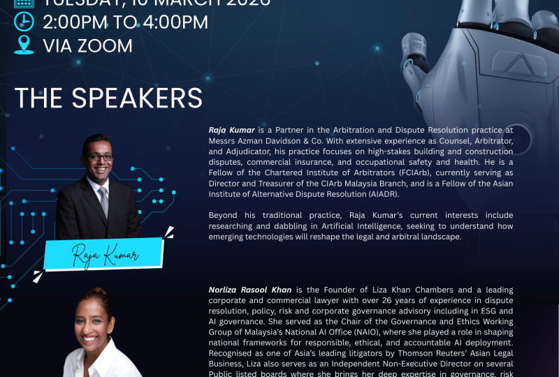 Use Of AI In Dispute Resolution On 10 March 2026