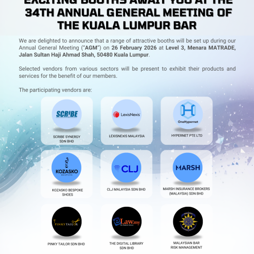 Exciting Booths Await You At The 34th Annual General Meeting Of The Kuala Lumpur Bar