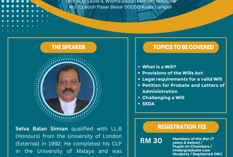 Wills, Probate, LA & SEDA On 5 March 2026