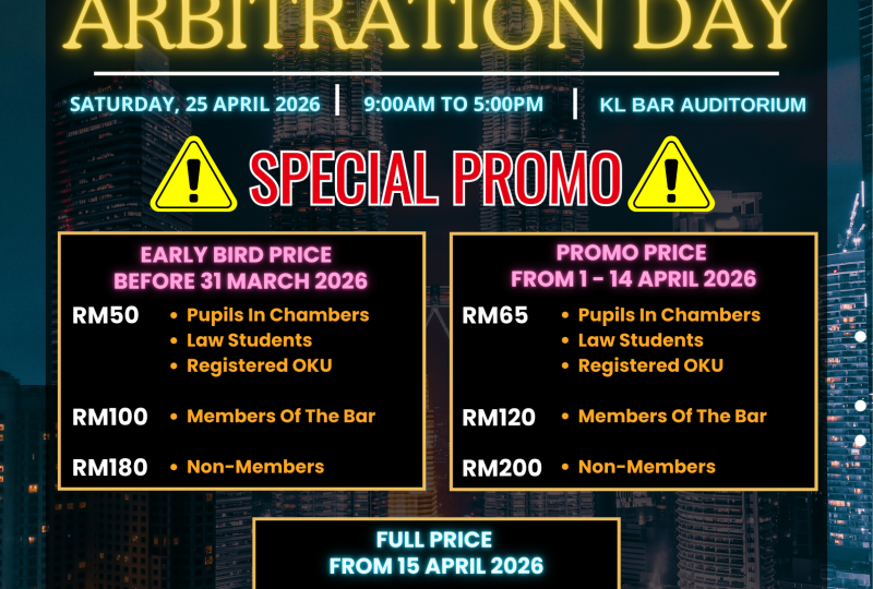 Kuala Lumpur Arbitration Day on 25 April 2026
