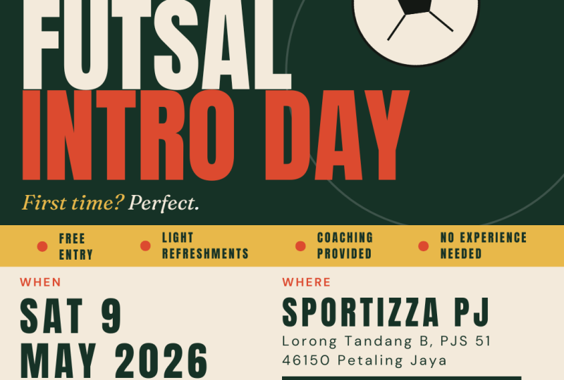 Ladies Futsal Intro Day On 9 May 2026