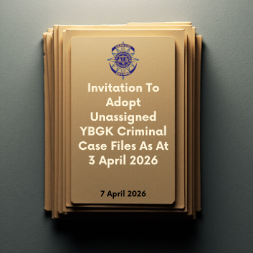 Invitation To Adopt Unassigned YBGK Criminal Case Files As At 3 April 2026