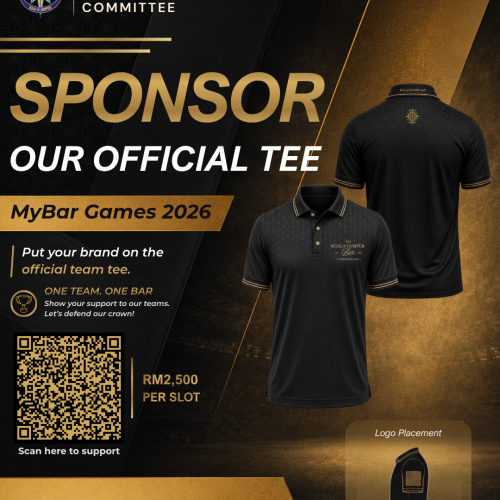 Support the KL Bar Contingent for the My Bar Games by Sponsoring the Contingent Jerseys!