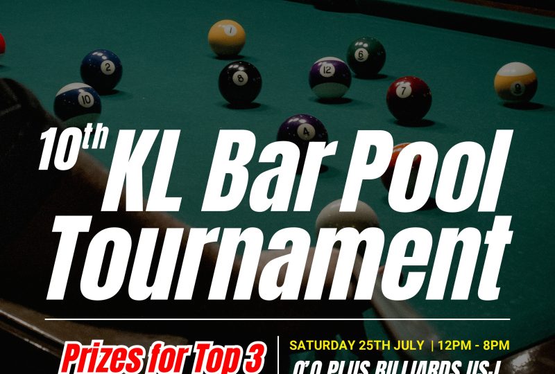 10th KL Bar Pool Tournament On 25 July 2026