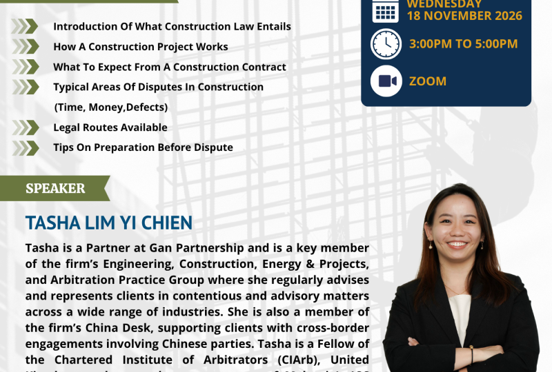 The Basics Of Construction Law On 18 November 2026