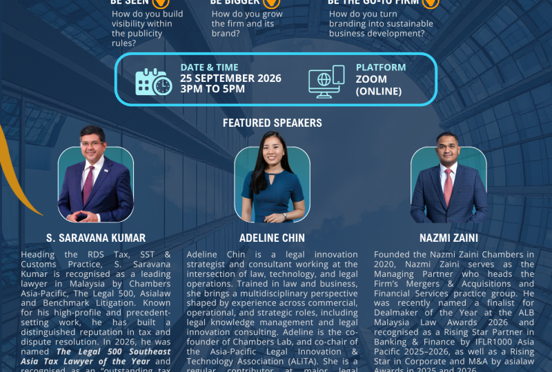 Be Known: Law Firm Branding on 25 September 2026